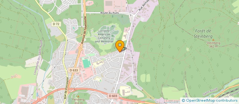 localisation de l'entreprise BL 14  SAINT-AVOLD