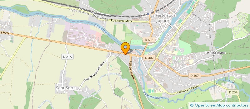 localisation de l'entreprise BL 17 à LA FERTE-SOUS-JOUARRE