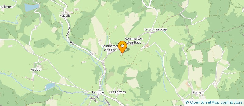 localisation de l'entreprise BL 2 LES MEUNIERS  TRAMBLY