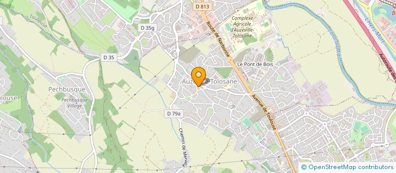 localisation de l'entreprise BL  AUZEVILLE-TOLOSANE