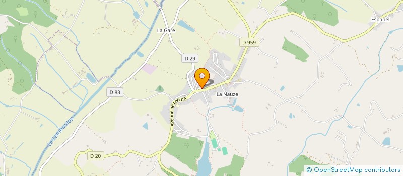 localisation de l'entreprise BL  VAZERAC