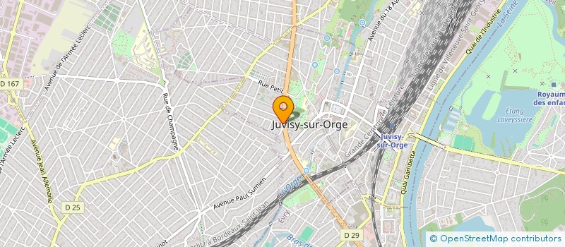 localisation de l'entreprise BL 91 à JUVISY-SUR-ORGE