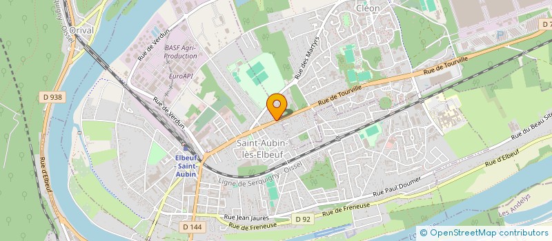 localisation de l'entreprise BL  SAINT-AUBIN-LES-ELBEUF