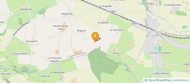 localisation de l'entreprise BL ALISE  SAINT-PLANCHERS