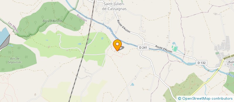 localisation de l'entreprise BL AM EVENTS  ROUSSON