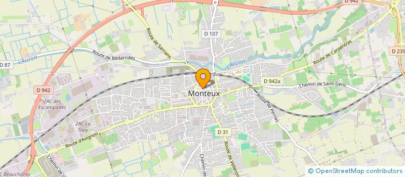 localisation de l'entreprise BL'ARTE  MONTEUX