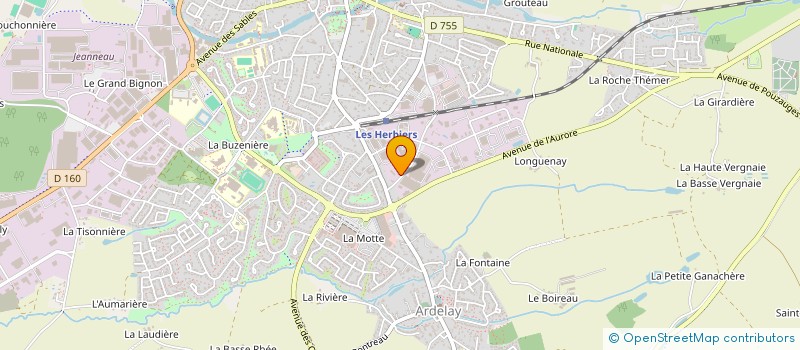 localisation de l'entreprise BL ASSOCIES à LES HERBIERS
