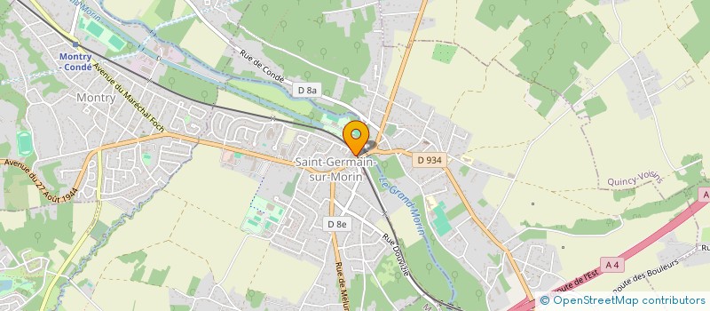 localisation de l'entreprise BL ASSURANCES  SAINT-GERMAIN-SUR-MORIN