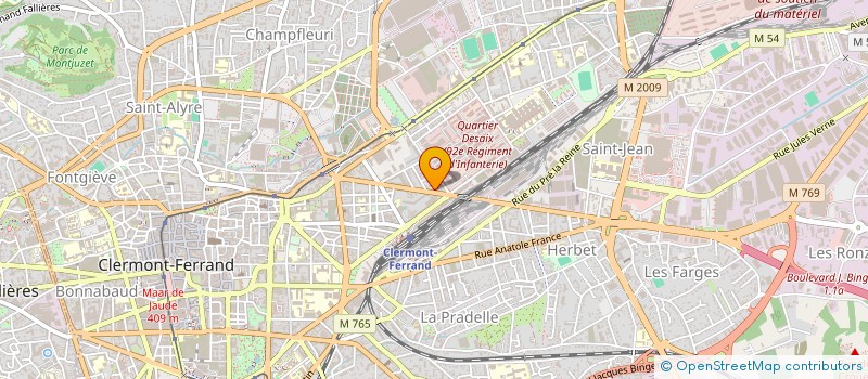 localisation de l'entreprise BL AUTO à CLERMONT-FERRAND