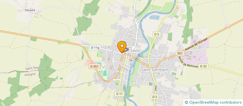 localisation de l'entreprise BL AUTOMOBILE  SAINT-SAVIN