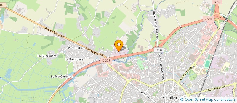 localisation de l'entreprise BL AUTOMOBILES à SALLERTAINE