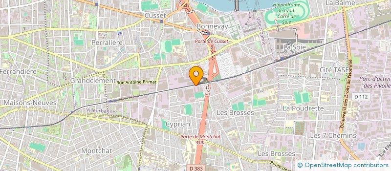 localisation de l'entreprise BL AUTOS à VILLEURBANNE