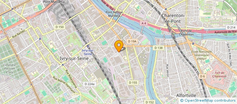 localisation de l'entreprise BL BAT  IVRY-SUR-SEINE