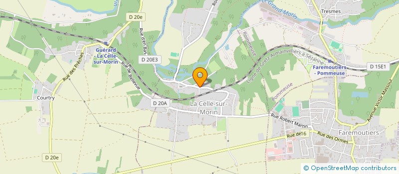 localisation de l'entreprise BL BAT EURL à LA CELLE-SUR-MORIN