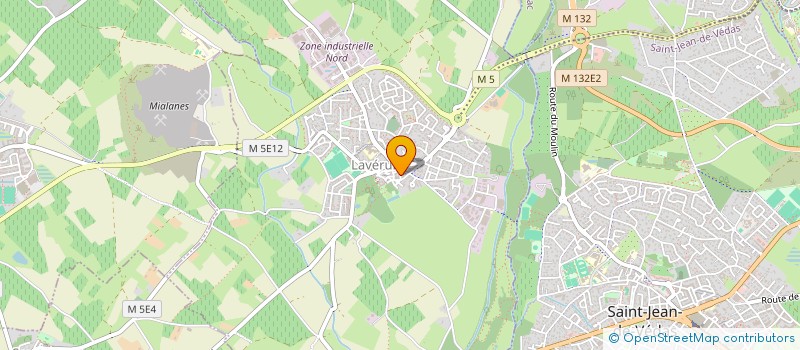 localisation de l'entreprise BL BATISSEURS à LAVERUNE