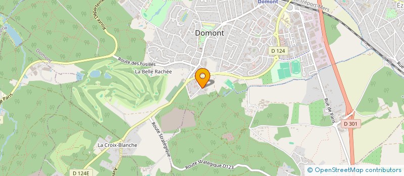 localisation de l'entreprise BL CARNOT  DOMONT