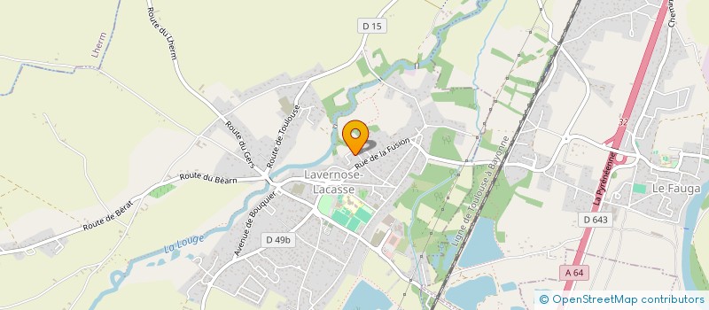 localisation de l'entreprise BL CHAUFFAGE ET CLIMATISATION  LAVERNOSE-LACASSE