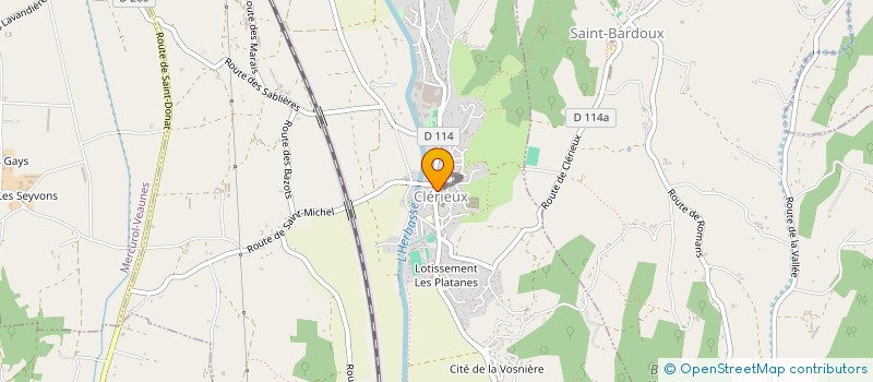 localisation de l'entreprise BL&CLO  CLERIEUX