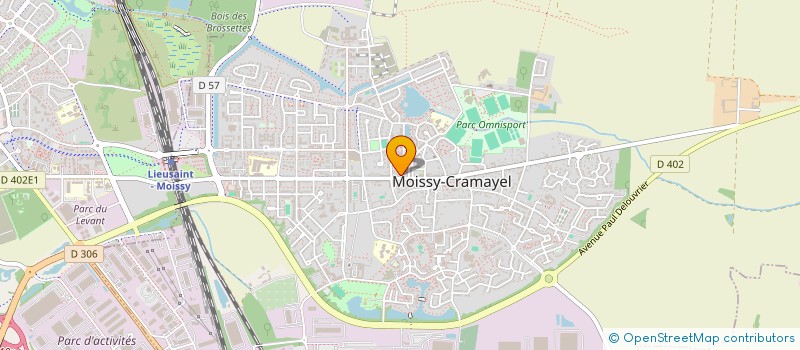 localisation de l'entreprise BL COIFFURE à MOISSY-CRAMAYEL