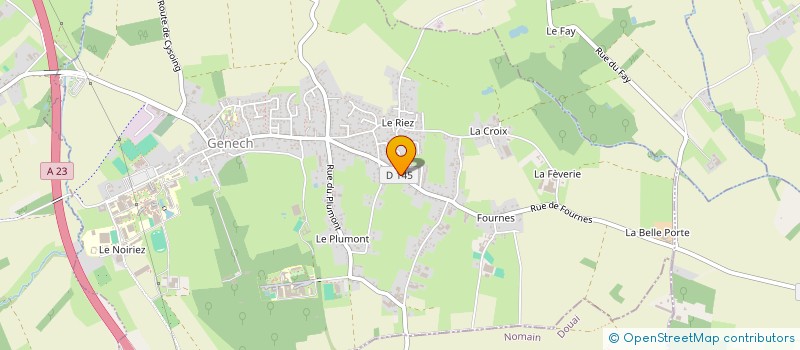 localisation de l'entreprise BL CONSTRUCT  GENECH