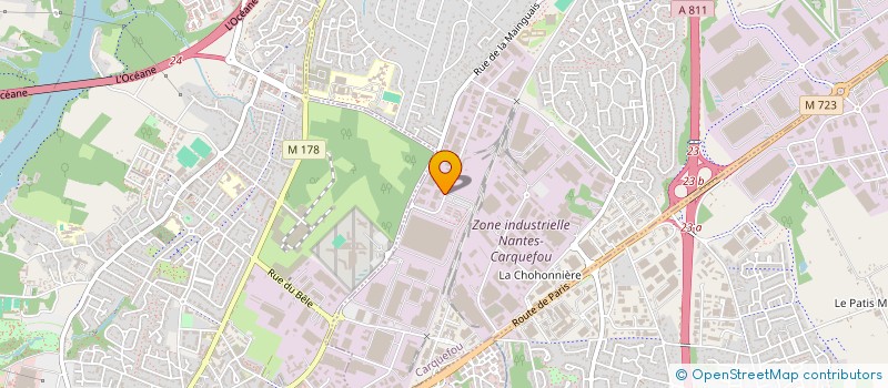 localisation de l'entreprise BL CONSTRUCTIONS à CARQUEFOU