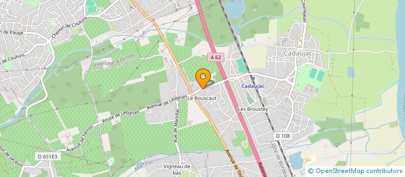 localisation de l'entreprise BL CONSULTANT  CADAUJAC