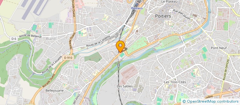 localisation de l'entreprise BL CONSULTANTS  POITIERS