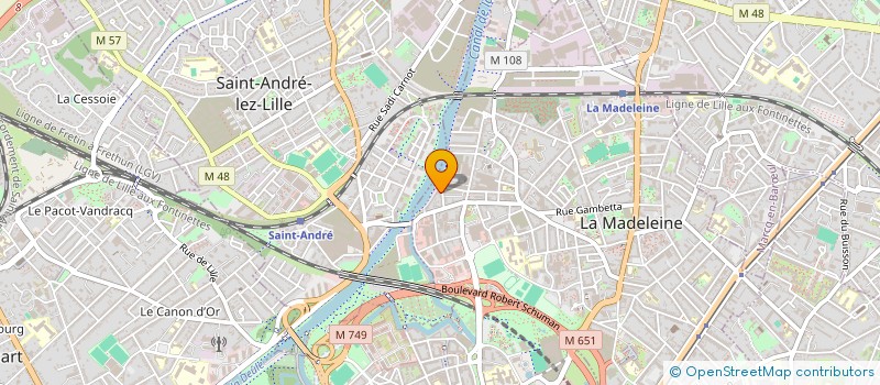 localisation de l'entreprise BL-CONSULTING à LA MADELEINE