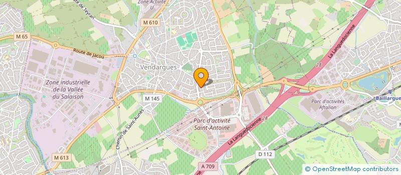 localisation de l'entreprise BL CONSULTING à VENDARGUES