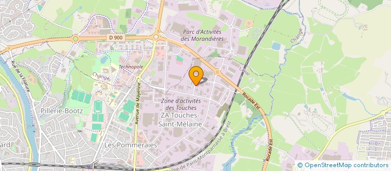 localisation de l'entreprise BL CREATION à LAVAL