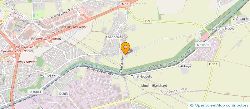 localisation de l'entreprise BL DEVELOPPEMENT  DOMPIERRE-SUR-MER