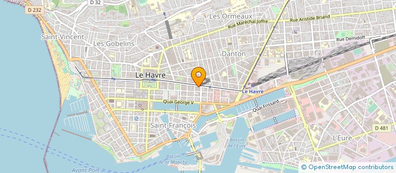 localisation de l'entreprise BL DISTRIBUTION  LE HAVRE