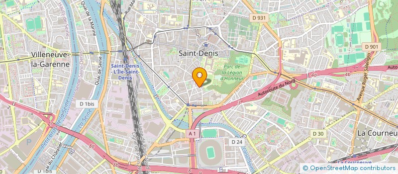 localisation de l'entreprise BL-EDUCATION SAS à SAINT-DENIS