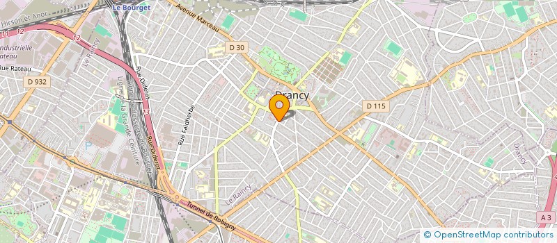 localisation de l'entreprise BL ELEC à DRANCY