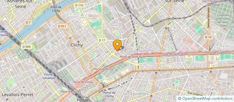 localisation de l'entreprise BL ETUDE ET INNOVATION à CLICHY