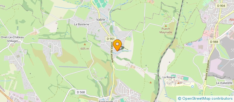 localisation de l'entreprise BL EXPERTISES  ONET-LE-CHATEAU