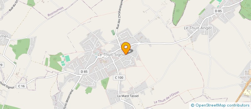 localisation de l'entreprise BL FALAISE  LE THUIT DE L'OISON