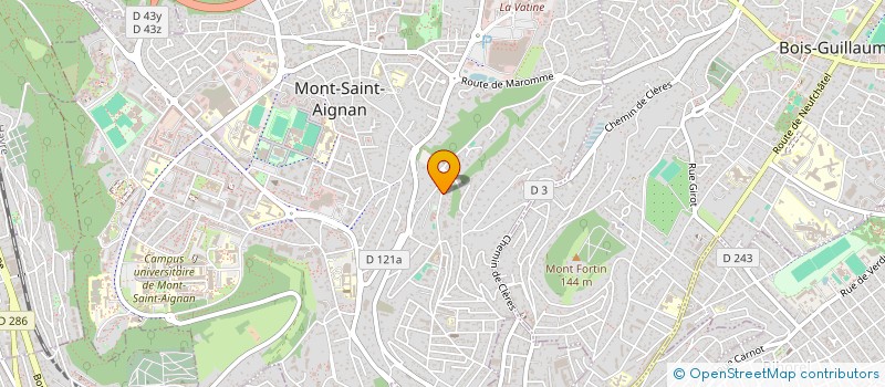 localisation de l'entreprise BL FINANCE à MONT-SAINT-AIGNAN