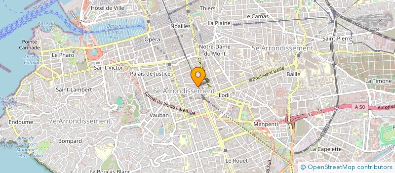 localisation de l'entreprise BL FINANCE CONSEIL à MARSEILLE