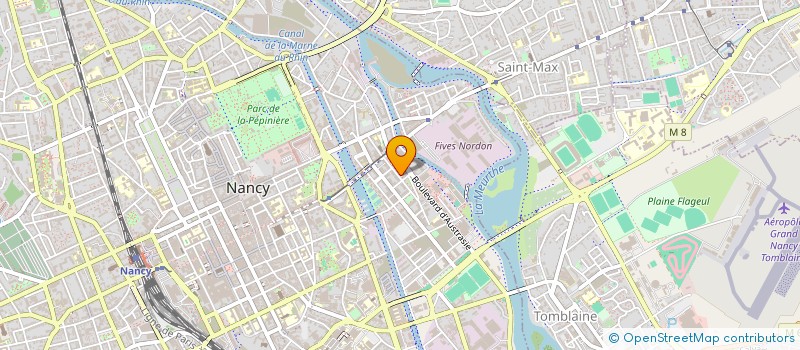 localisation de l'entreprise BL FINANCES à NANCY