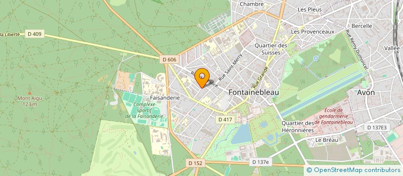 localisation de l'entreprise BL FOREZ à FONTAINEBLEAU