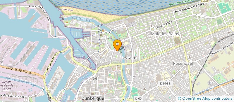 localisation de l'entreprise BL FORMATION à DUNKERQUE