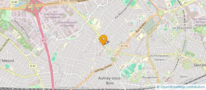localisation de l'entreprise BL FORMATION à AULNAY-SOUS-BOIS