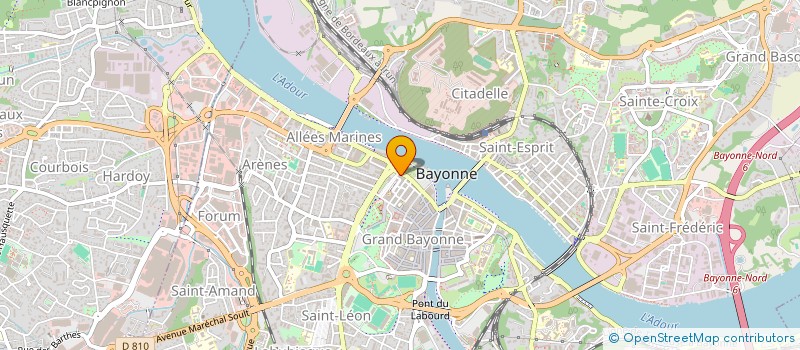 localisation de l'entreprise BL FUSION à BAYONNE