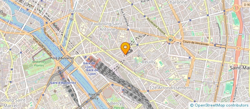 localisation de l'entreprise BL GESTION à PARIS