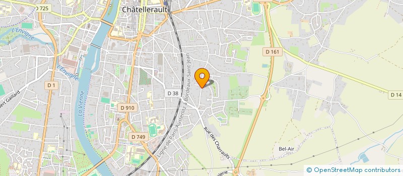 localisation de l'entreprise BL GESTION à CHATELLERAULT
