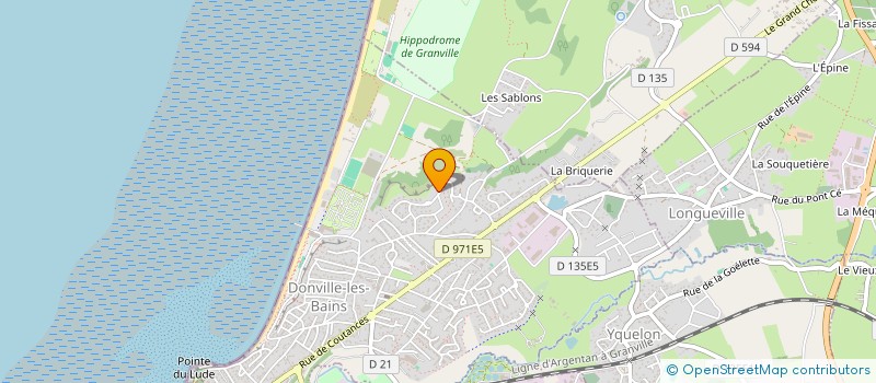 localisation de l'entreprise BL GESTION  DONVILLE-LES-BAINS