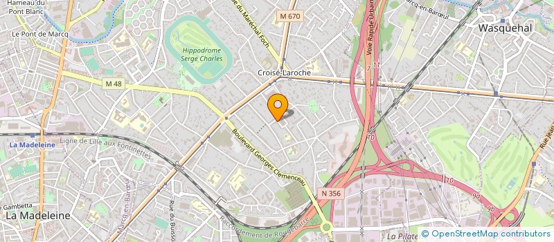 localisation de l'entreprise BL GESTION IMMOBILIERE à MARCQ-EN-BARŒUL