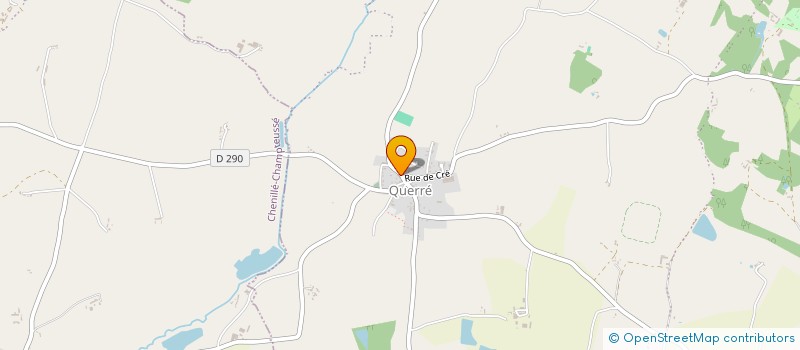 localisation de l'entreprise BL HABITAT  LES HAUTS-D'ANJOU