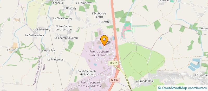 localisation de l'entreprise BL'HOM à HERIC